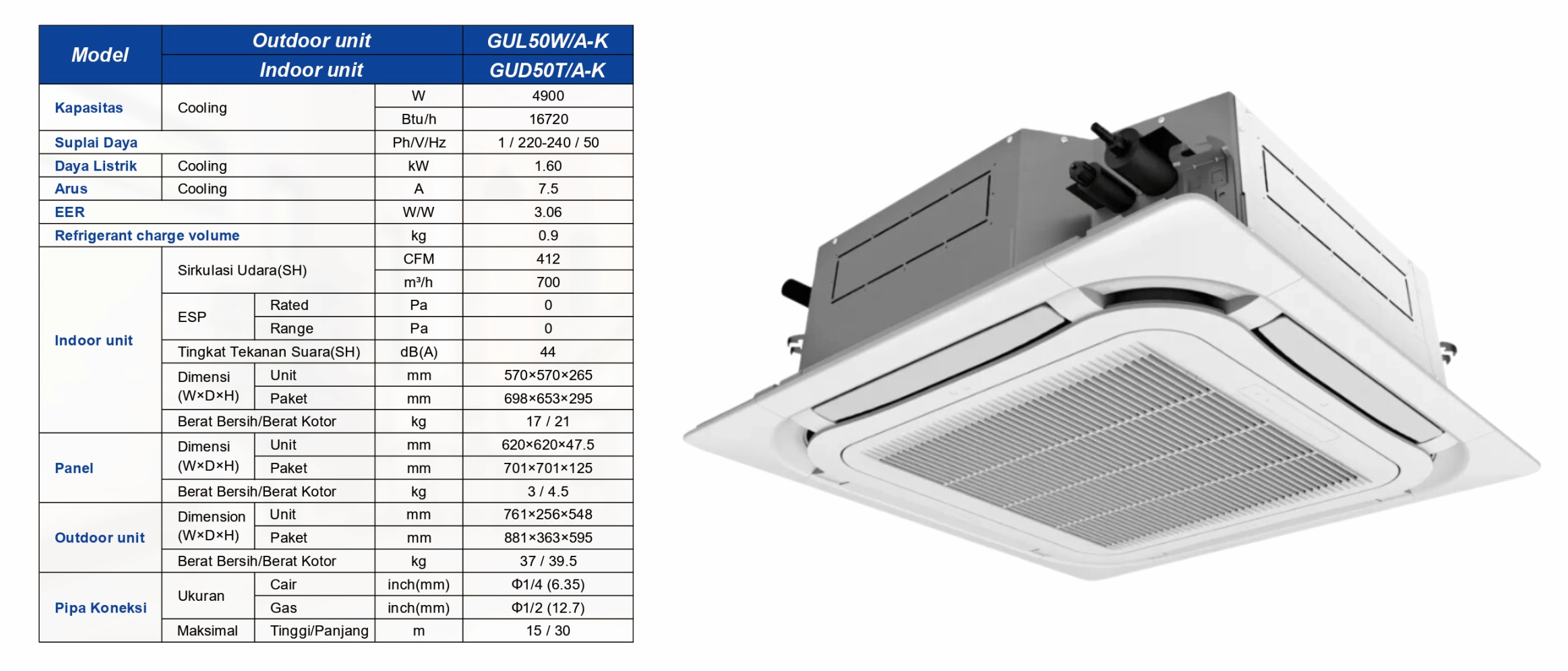 ac cassette 2PK gree